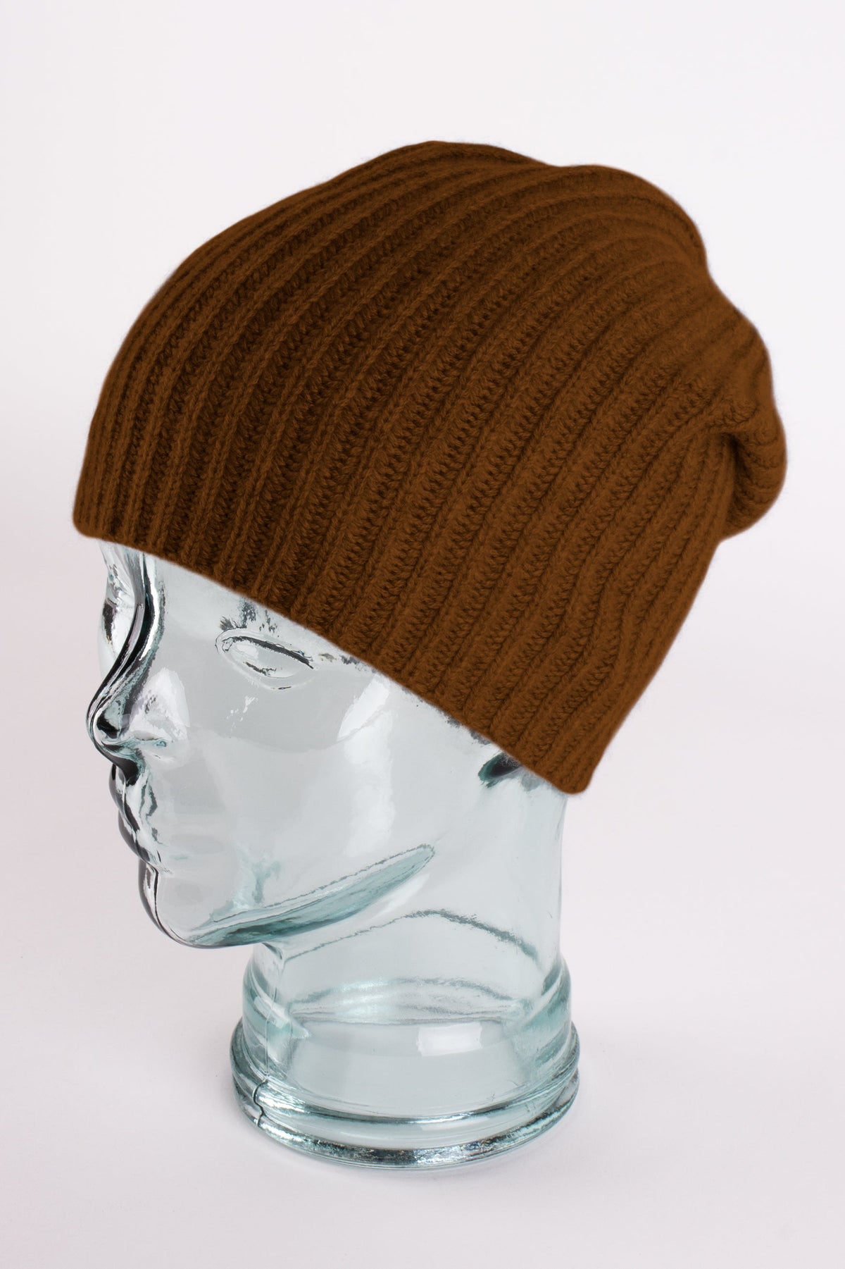 Fisherman Rib Cashmere Beanie