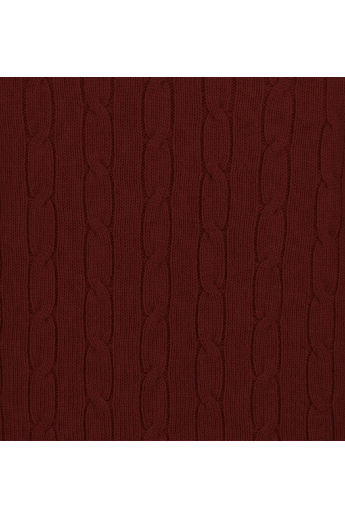 Men's Cable Crew Neck Cashmere Sweater