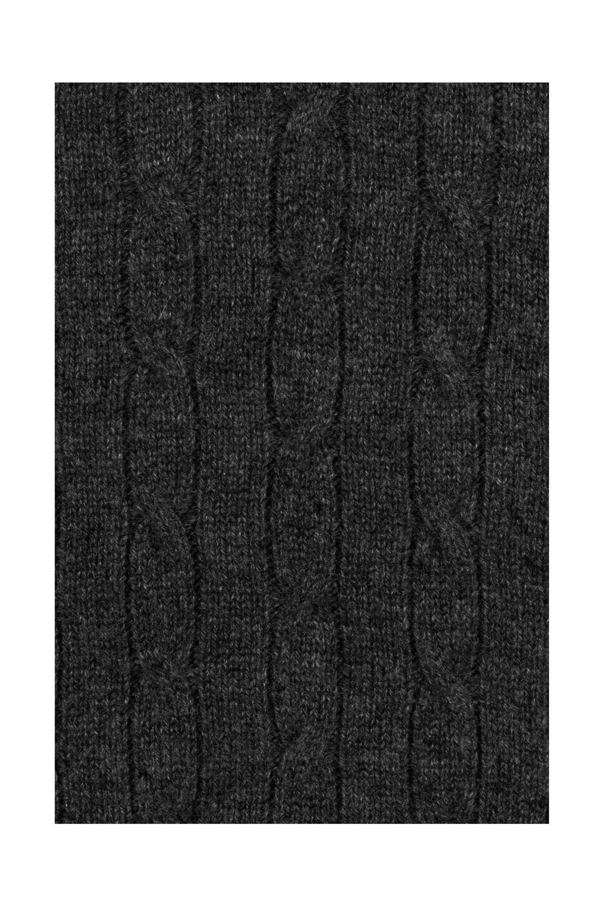 Men's Cable 1/4 Zip Cashmere Sweater