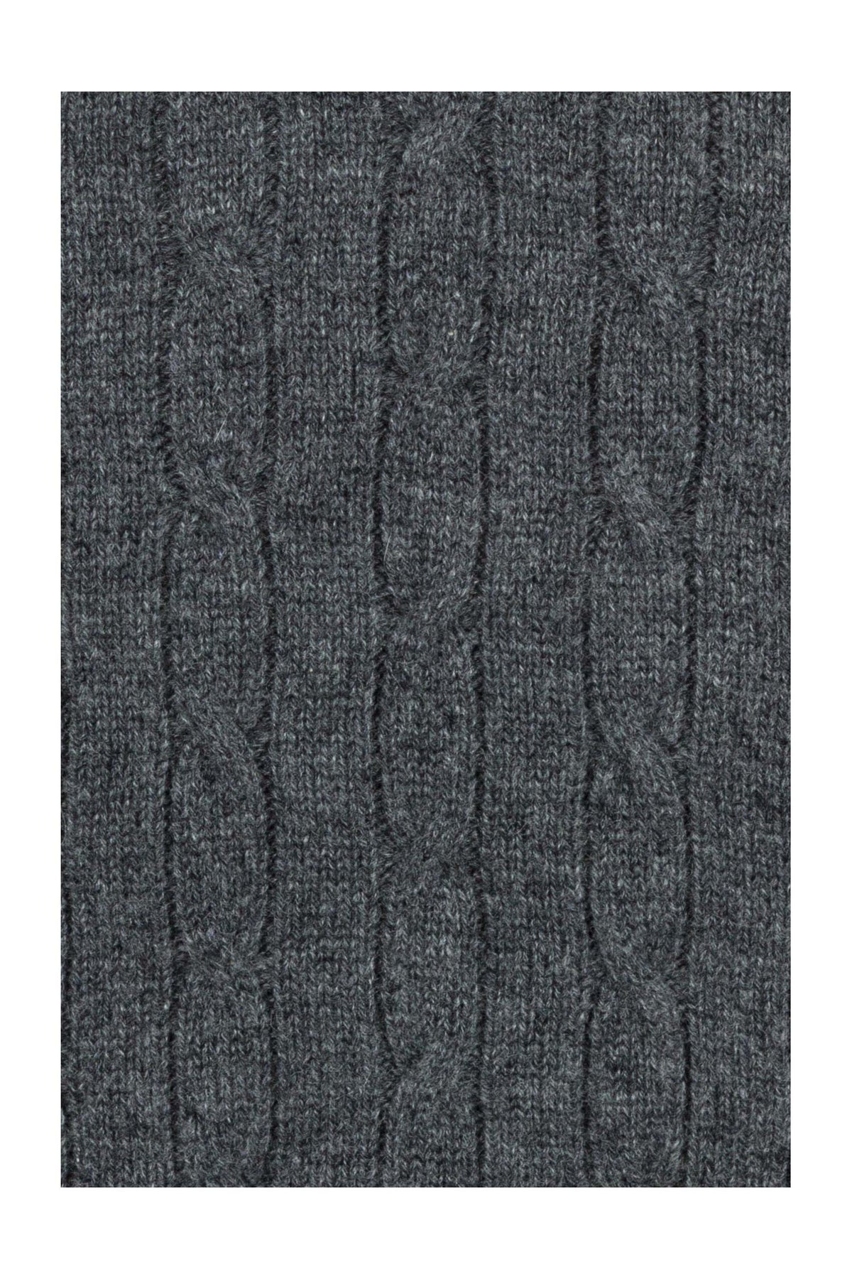 Men's Cable 1/4 Zip Cashmere Sweater