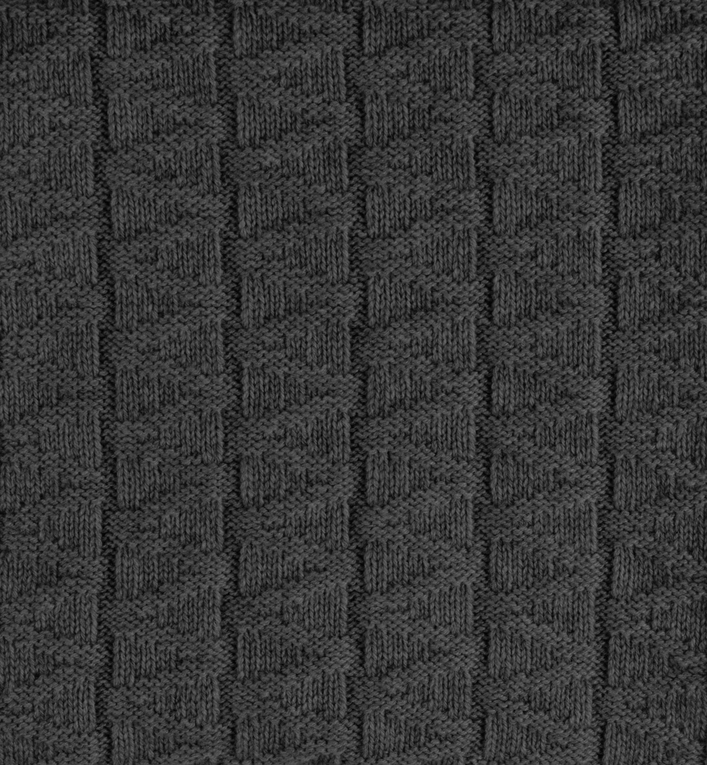 Zickzack-Kaschmir-Infinity-Schal / Snood