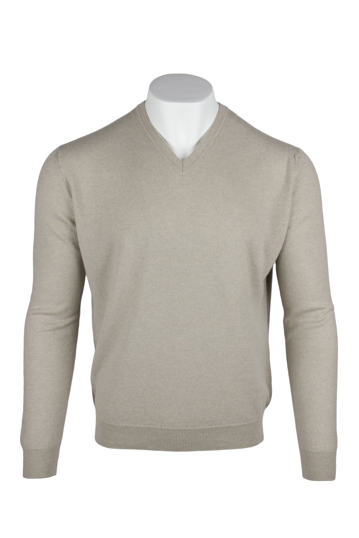 Pull classique en cachemire pour homme