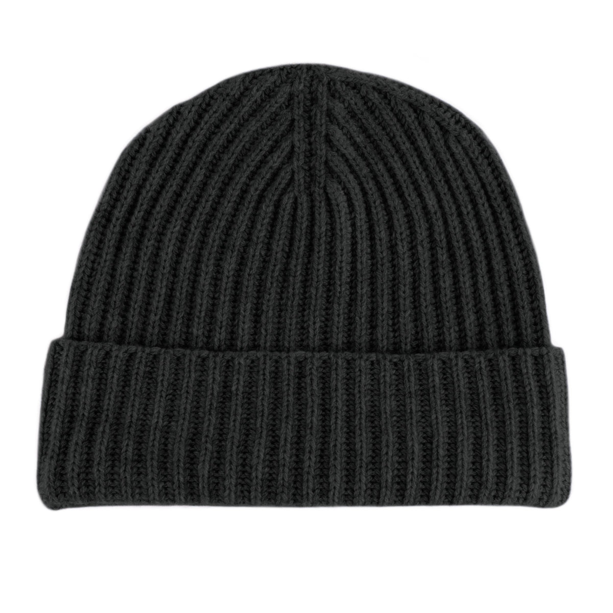 Fisherman Rib Cashmere Beanie