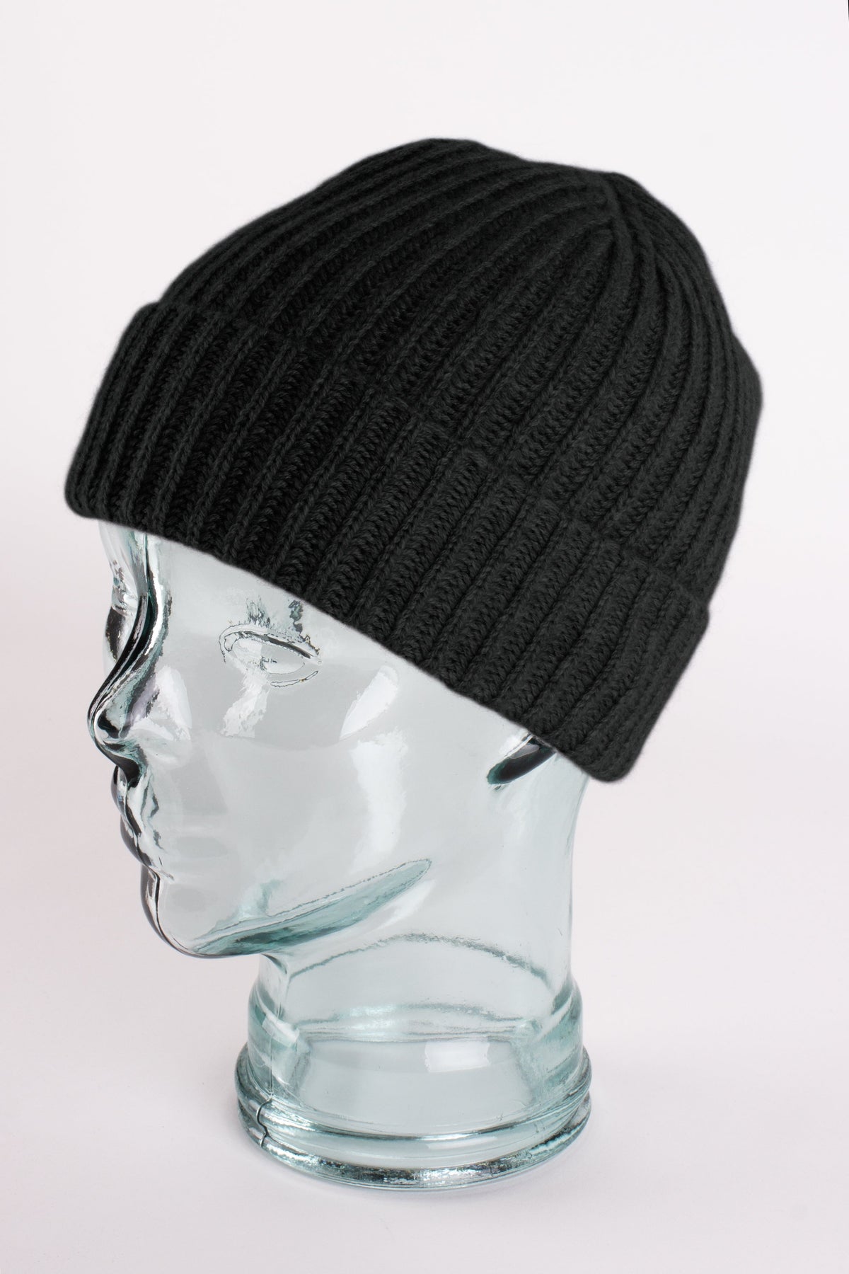 Fisherman Rib Cashmere Beanie
