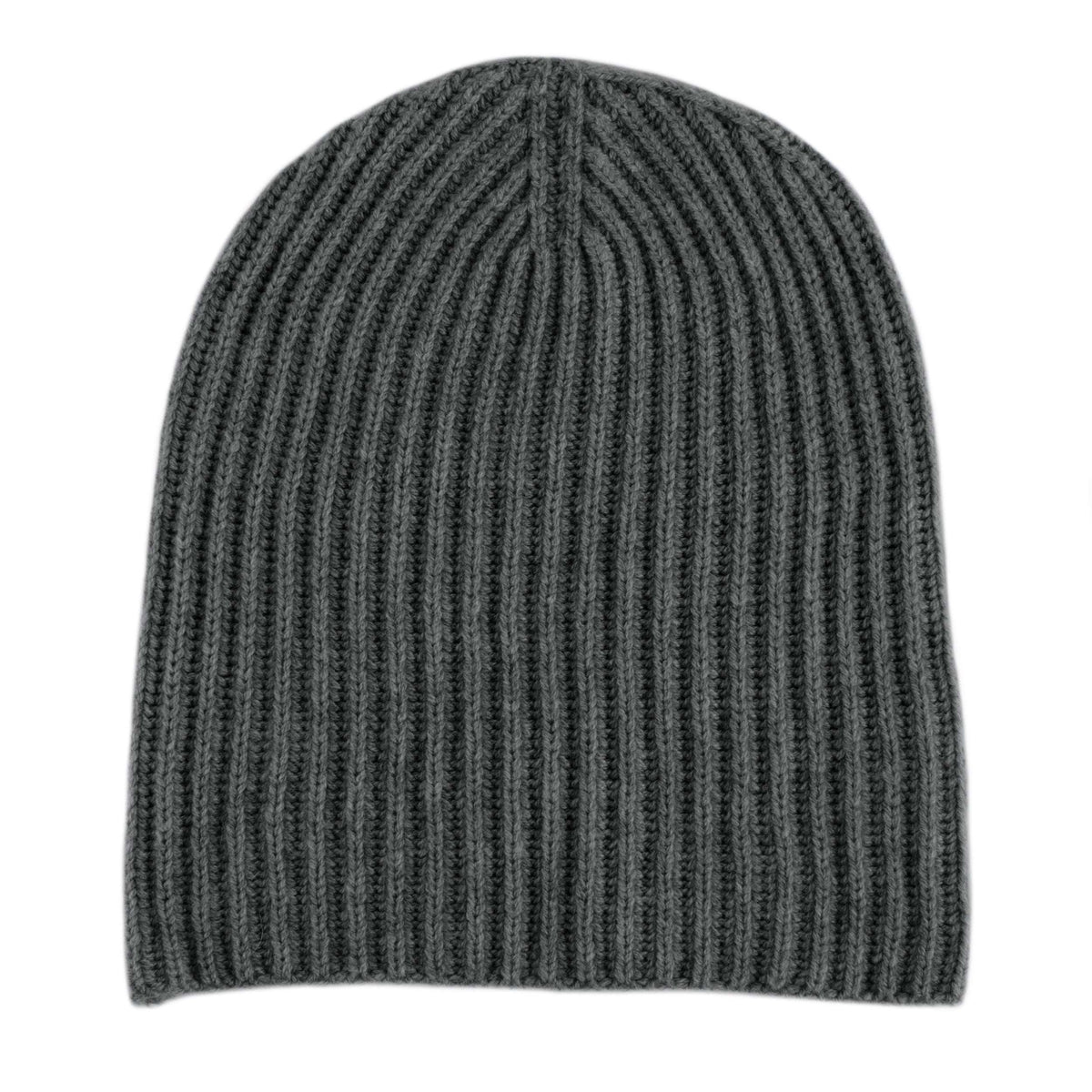 Fisherman Rib Cashmere Beanie