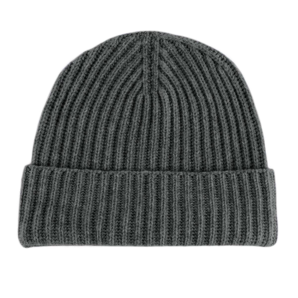 Fisherman Rib Cashmere Beanie