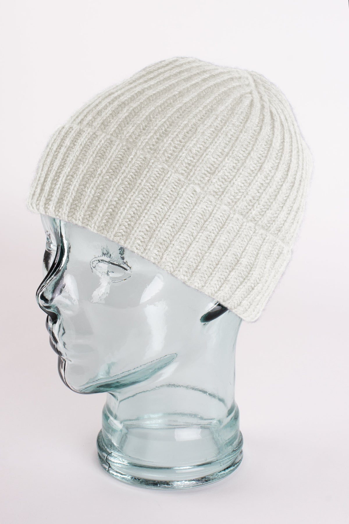 Fisherman Rib Cashmere Beanie
