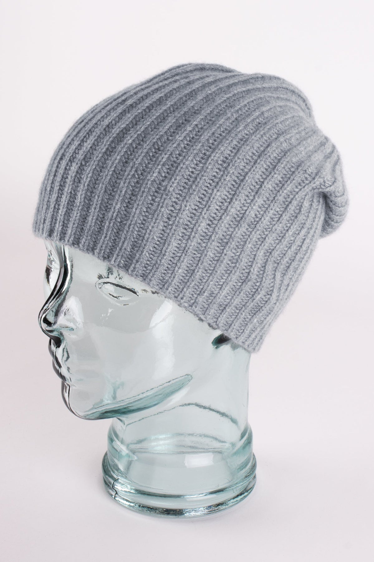 Fisherman Rib Cashmere Beanie