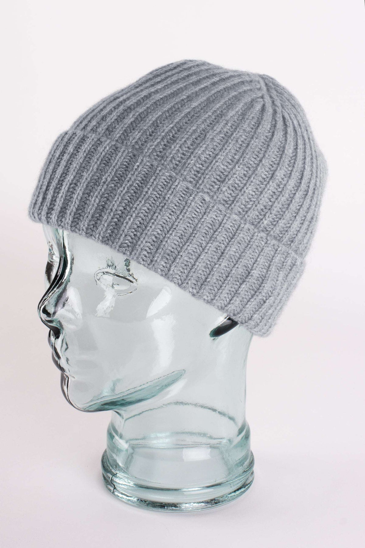 Fisherman Rib Cashmere Beanie