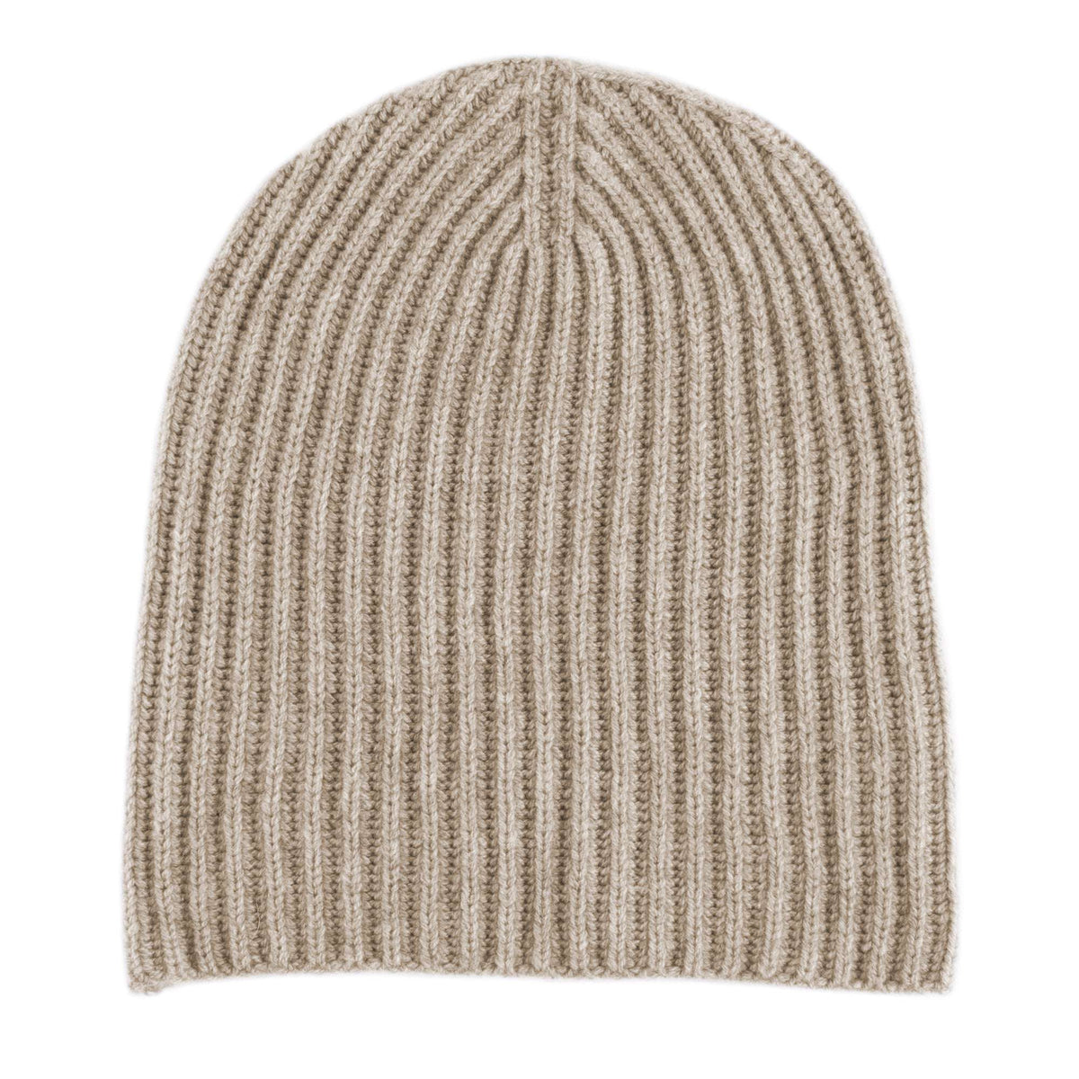 Fisherman Rib Cashmere Beanie