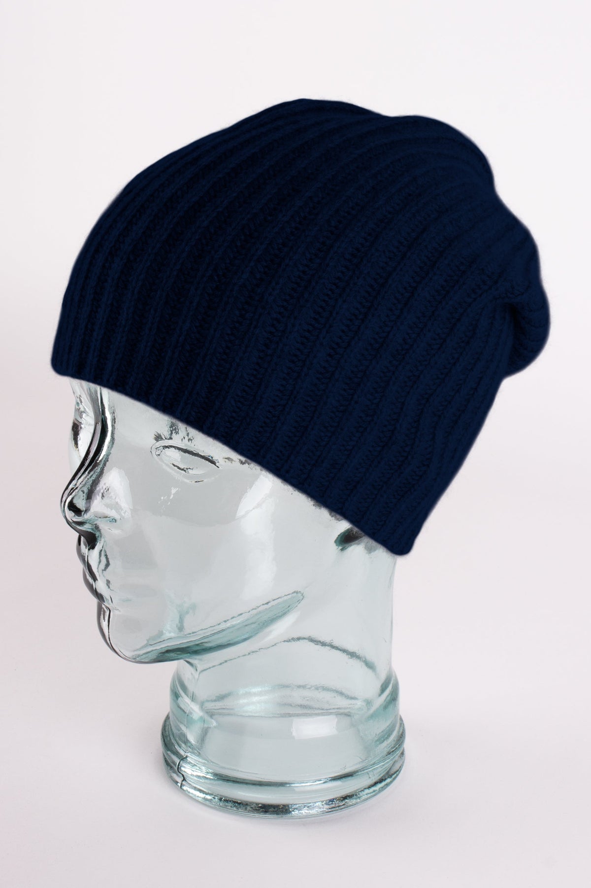 Fisherman Rib Cashmere Beanie