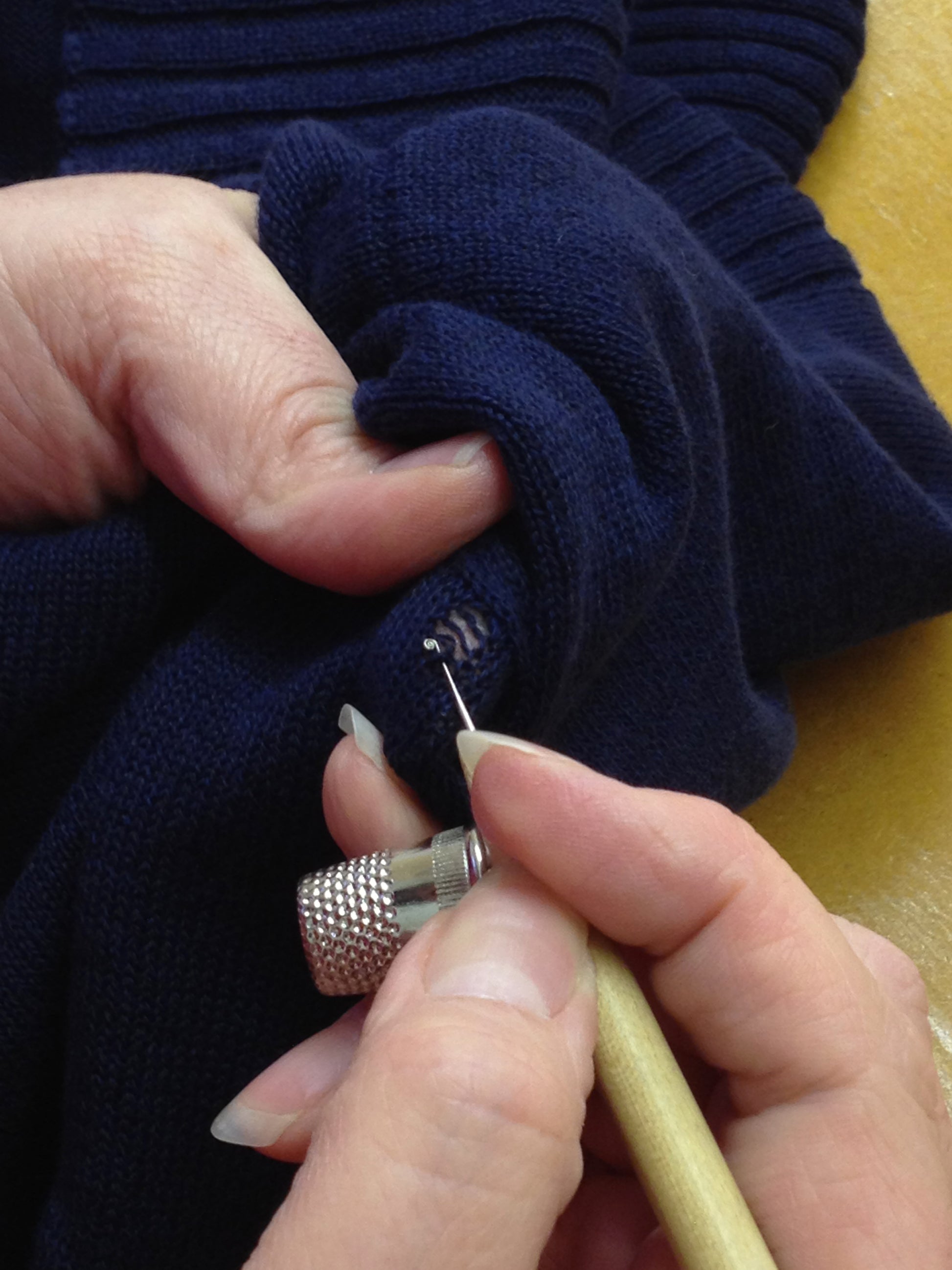 Knitwear repairs and darning