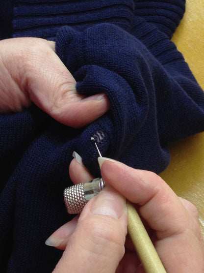 Knitwear repairs and darning