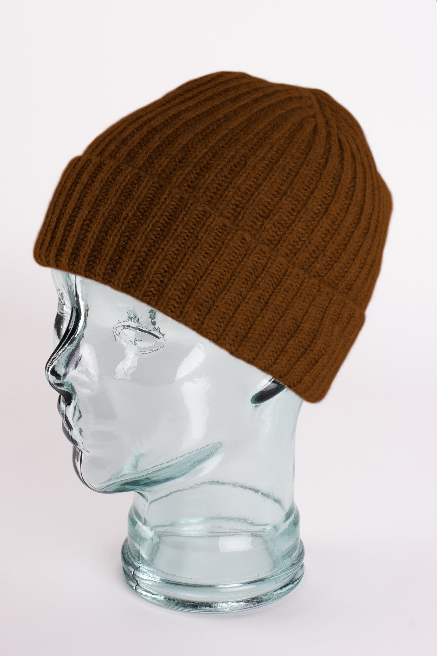 Ribbed Cashmere Beanie