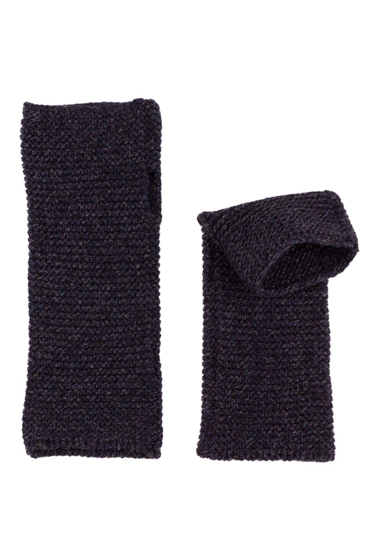 Garter Stitch Cashmere Silk Wrist Warmers