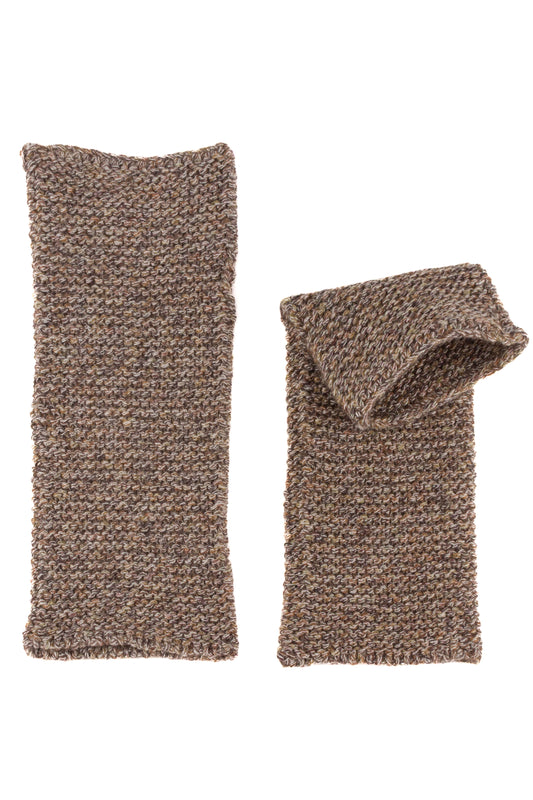 Garter Stitch Cashmere Silk Wrist Warmers