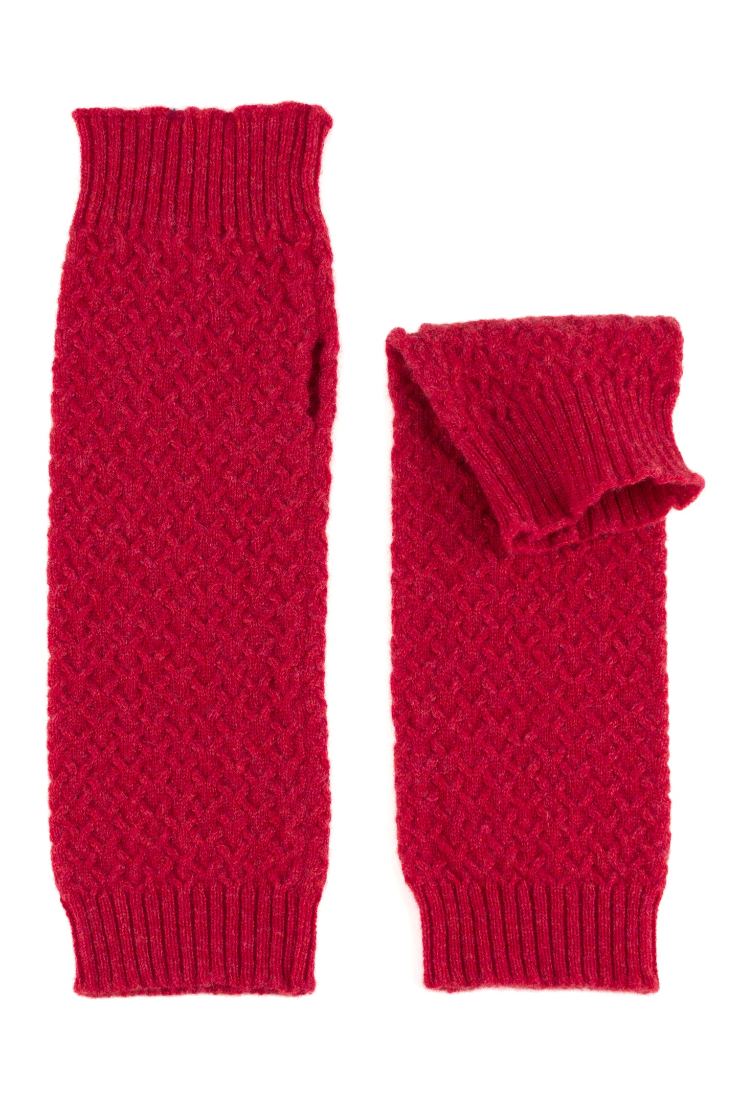Stag Cable Cashmere Wrist Warmers