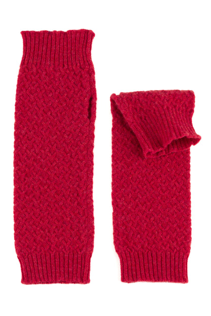 Stag Cable Cashmere Wrist Warmers