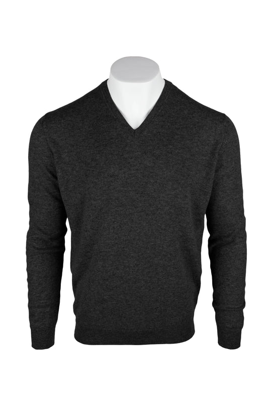 Men's Classic V-Neck Cashmere Sweater