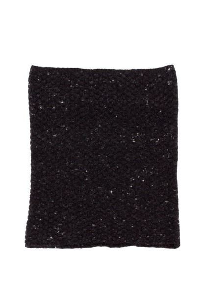 Moss Stitch Donegal Tweed Snood