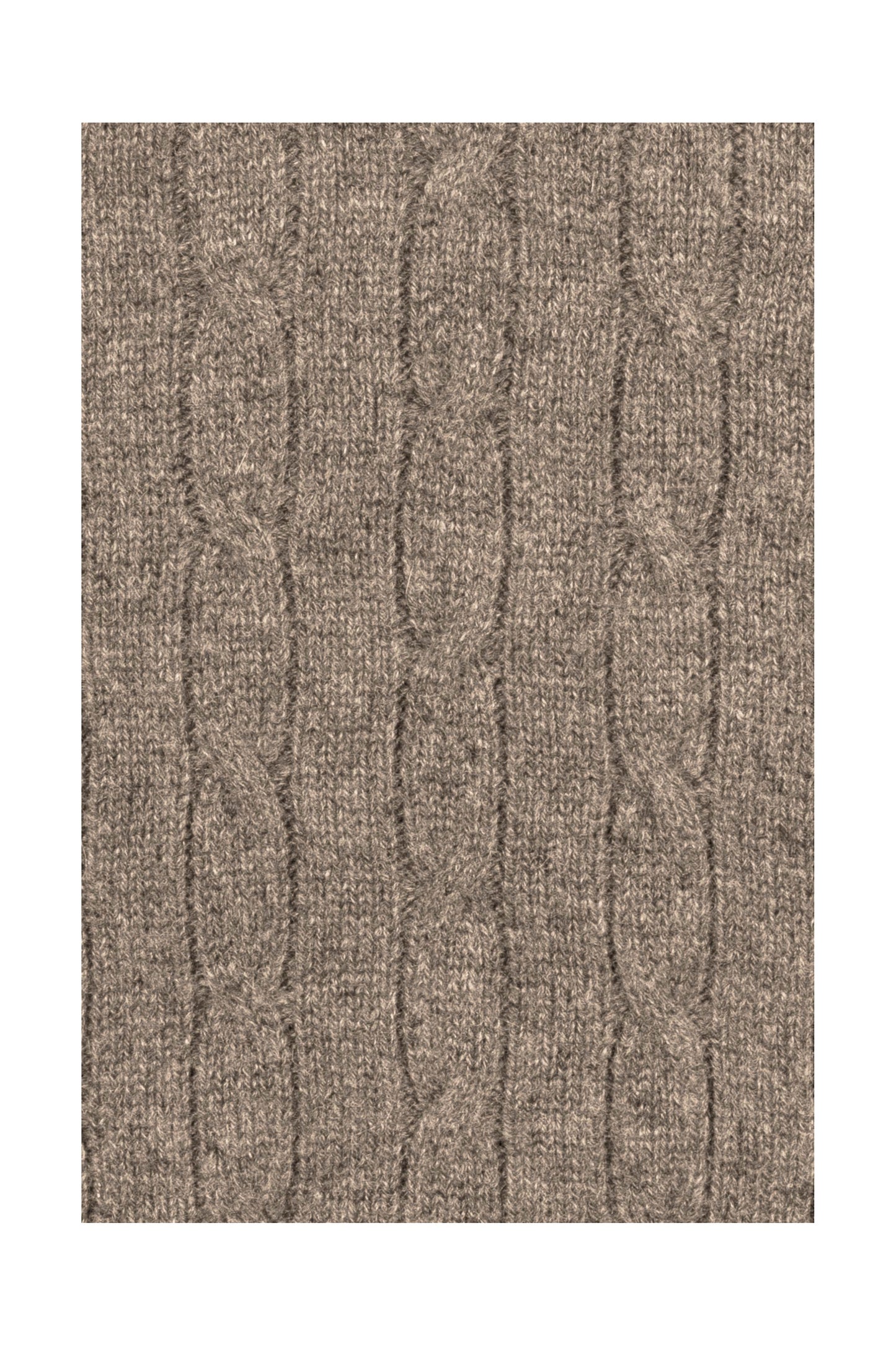 Men's Cable 1/4 Zip Cashmere Sweater