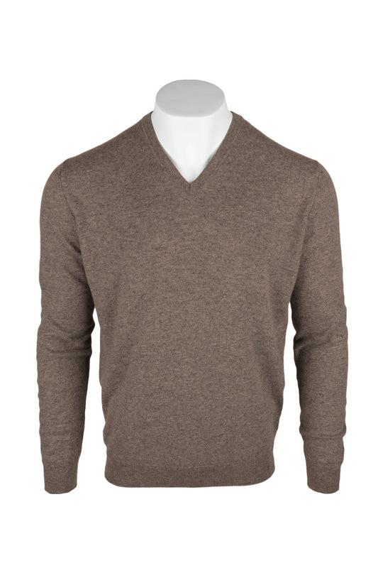 Men's Classic V-Neck Cashmere Sweater