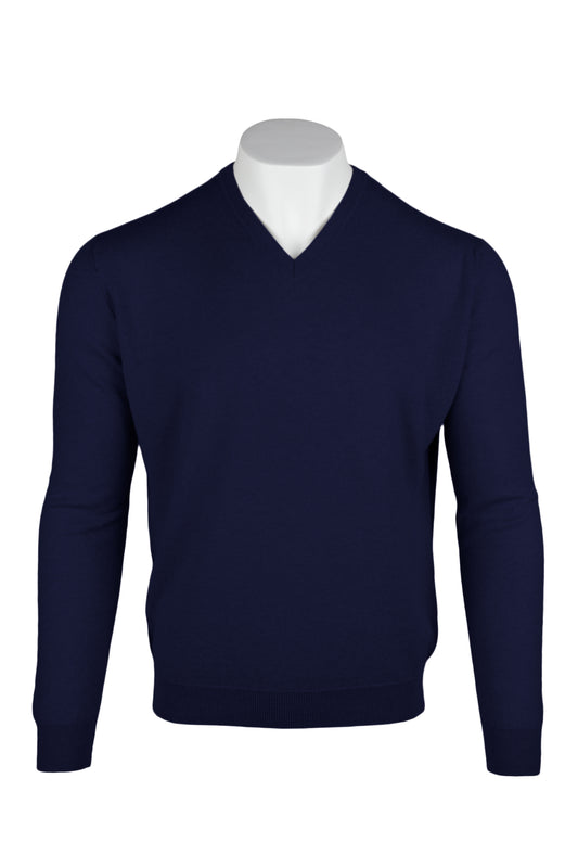 Men's Classic V-Neck Cashmere Sweater