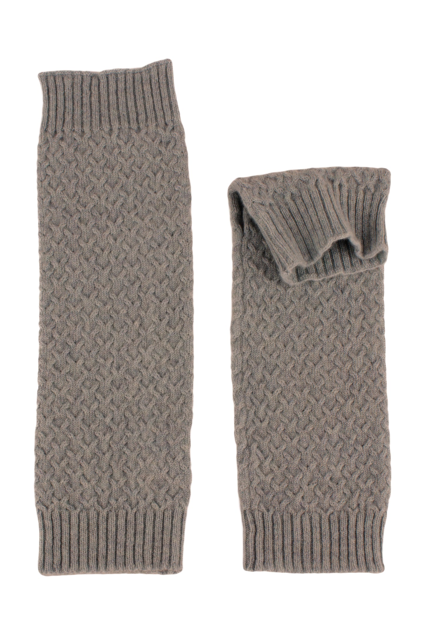 Stag Cable Cashmere Wrist Warmers