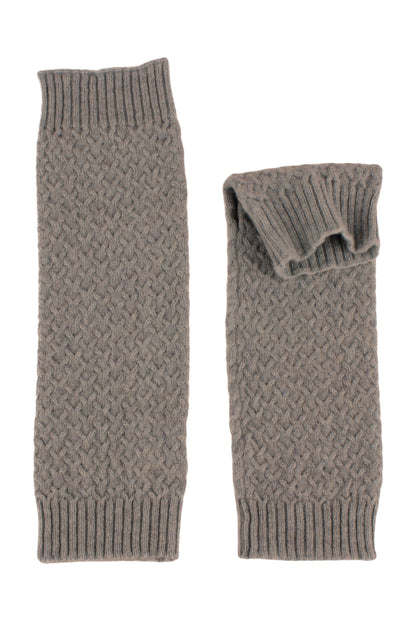 Stag Cable Cashmere Wrist Warmers