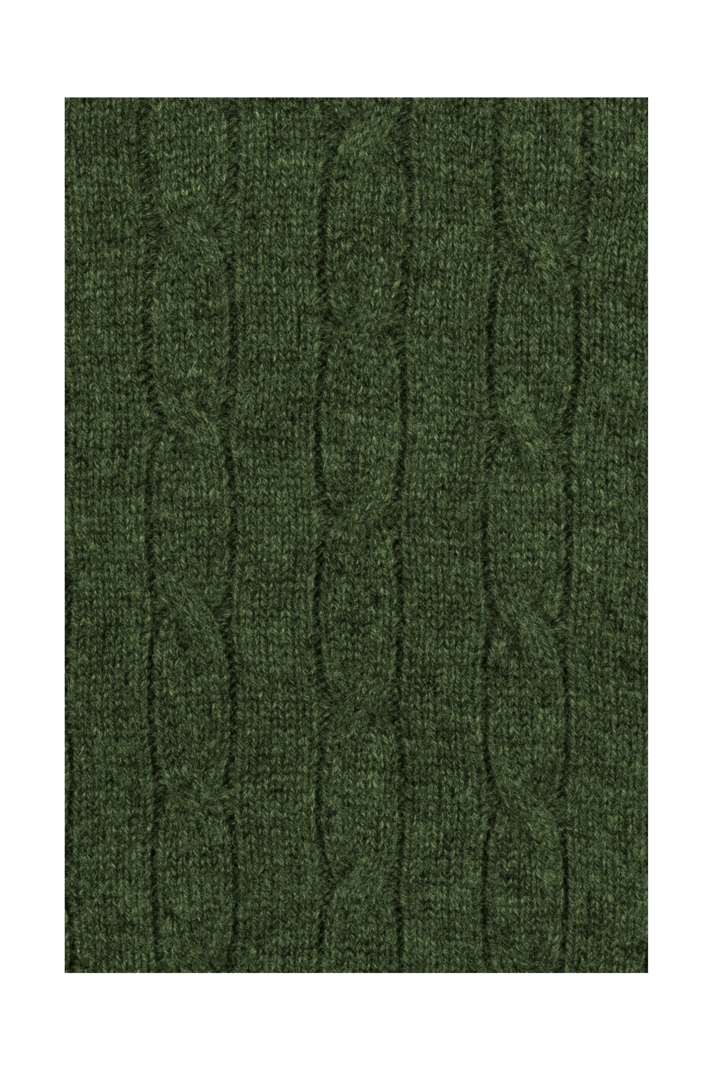 Men's Cable 1/4 Zip Cashmere Sweater