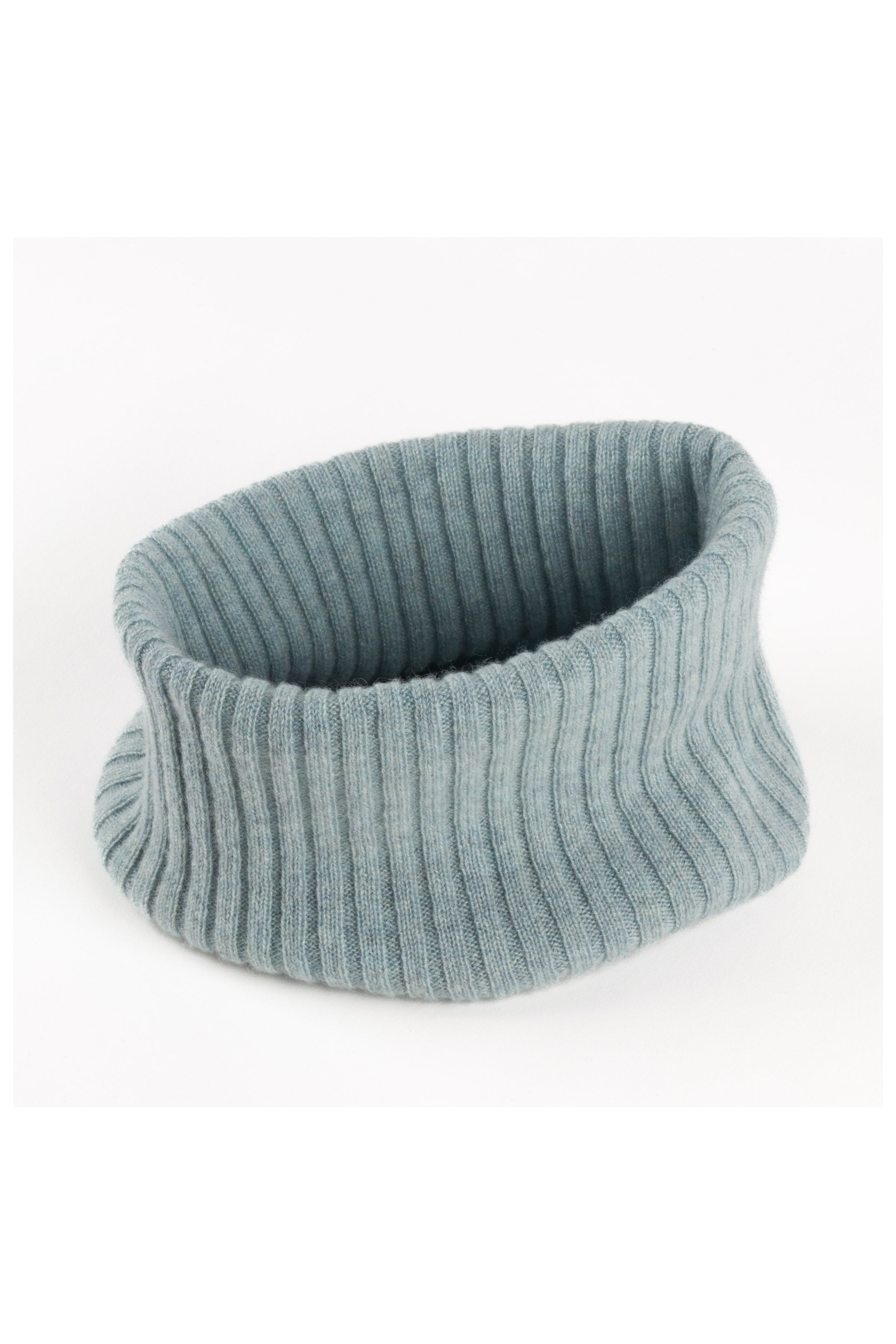 Ribbed Cashmere Snood by Love Cashmere | made in Scotland