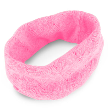 Lace Cable Cashmere Snood
