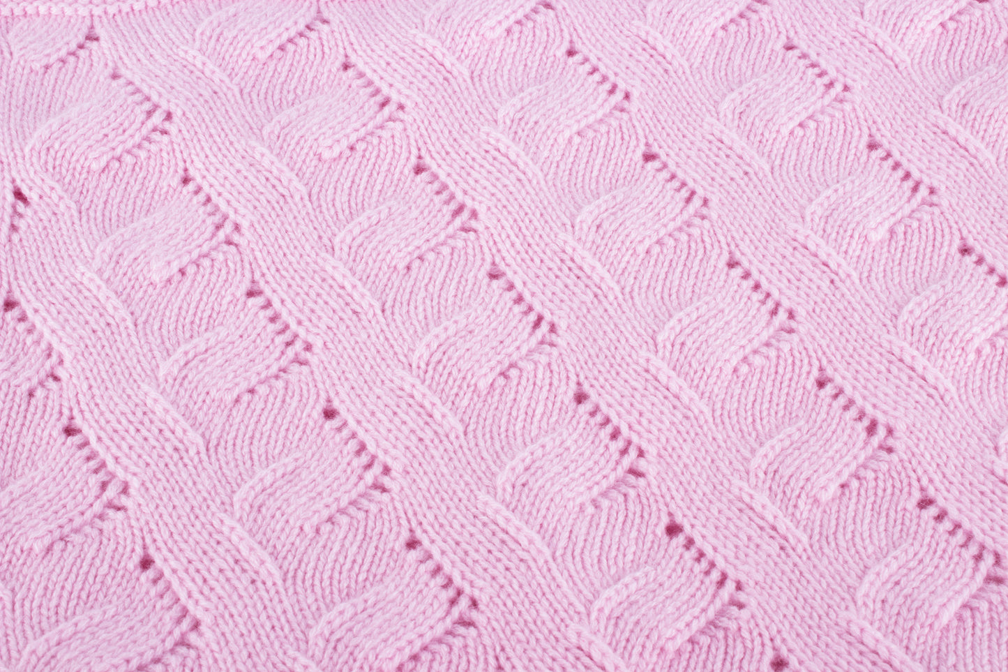 Couverture pour bébé à câble en dentelle