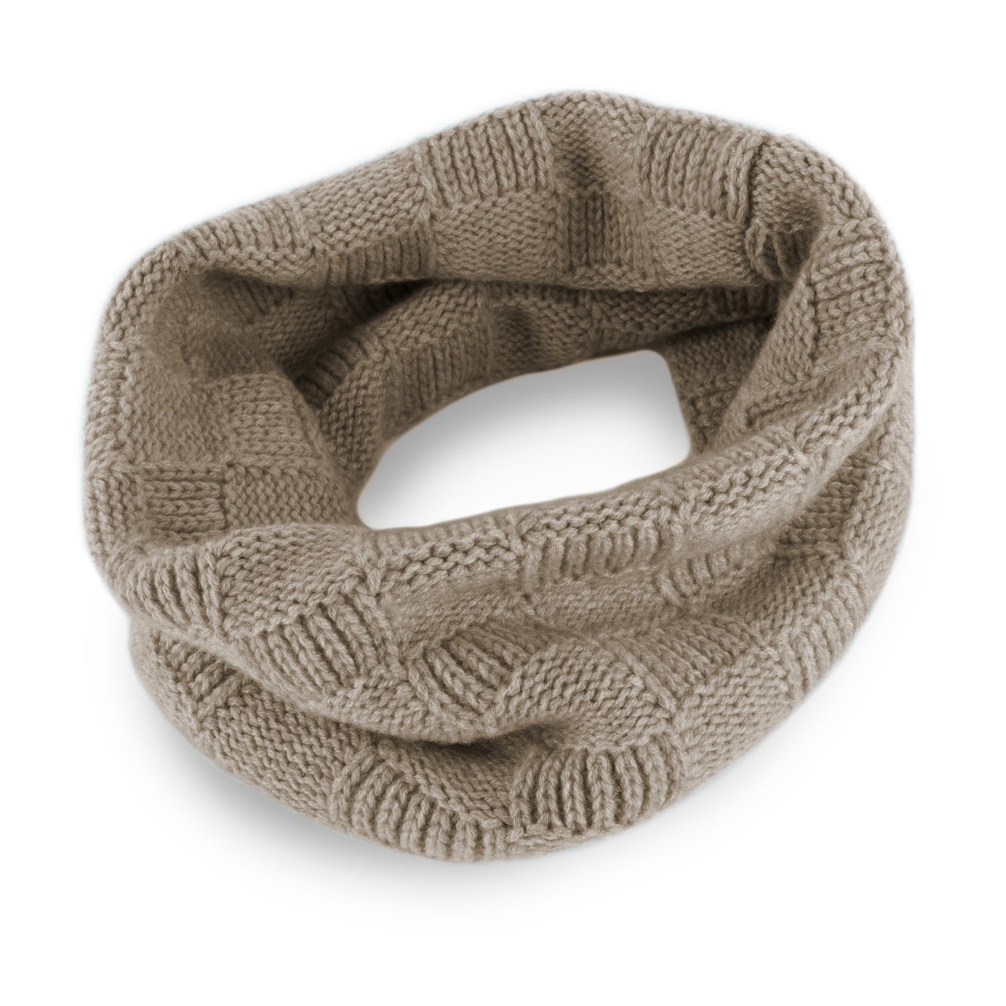 Checked Cashmere Snood