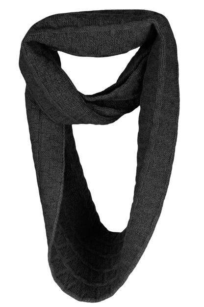 Zig-Zag Cashmere Infinity Scarf / Snood