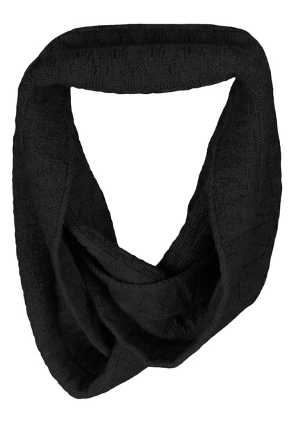 Zig-Zag Cashmere Infinity Scarf / Snood