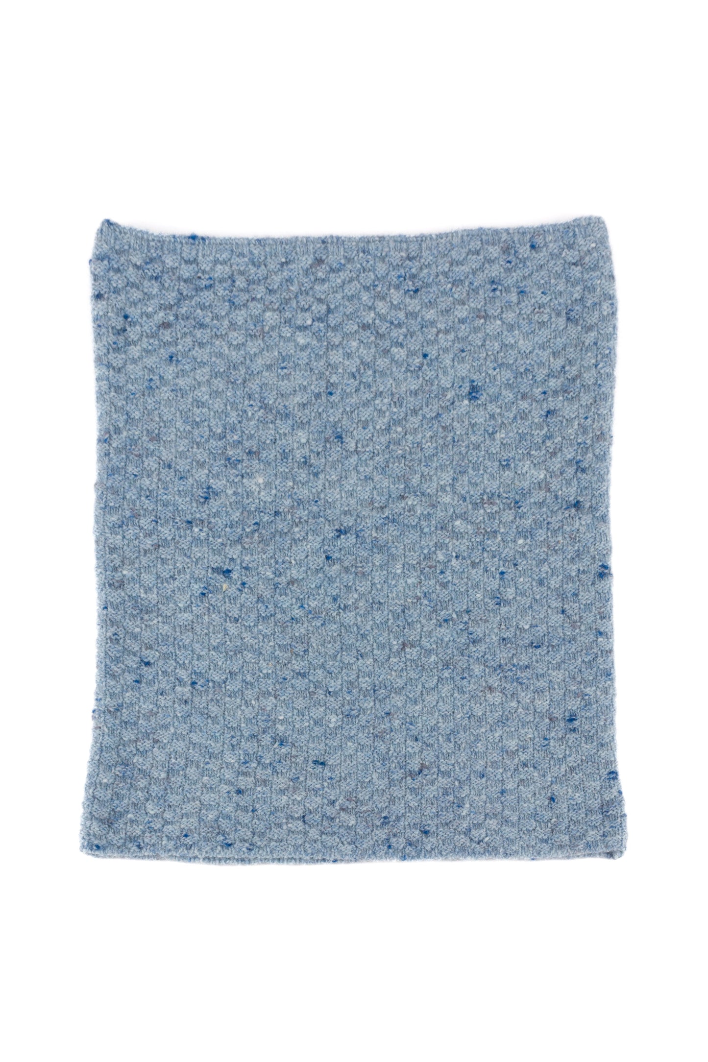 Moss Stitch Donegal Tweed Snood