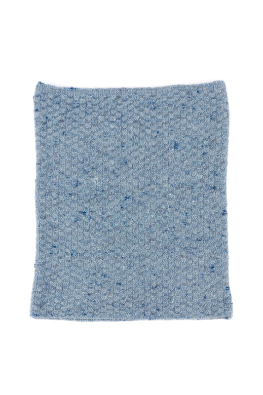 Moss Stitch Donegal Tweed Snood