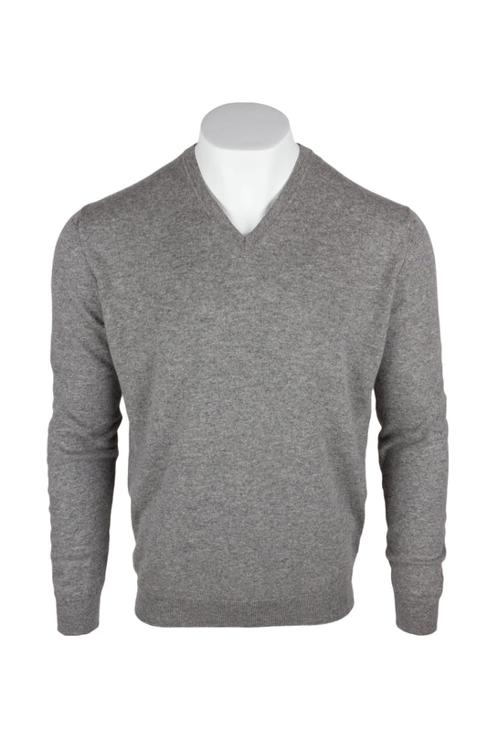Men's Classic V-Neck Cashmere Sweater