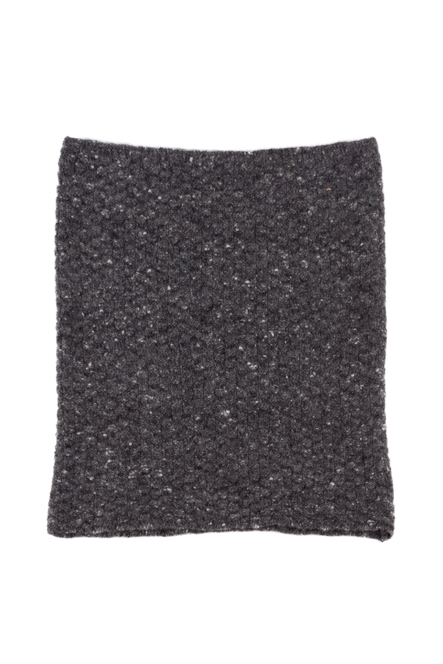 Moss Stitch Donegal Tweed Snood