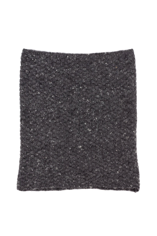 Moss Stitch Donegal Tweed Snood