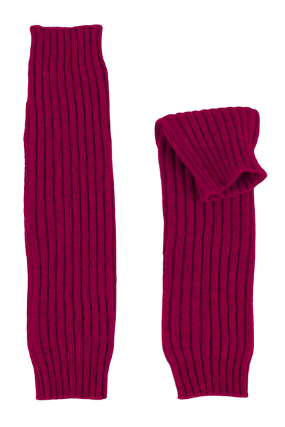 Ribbed Cashmere Arm Warmers