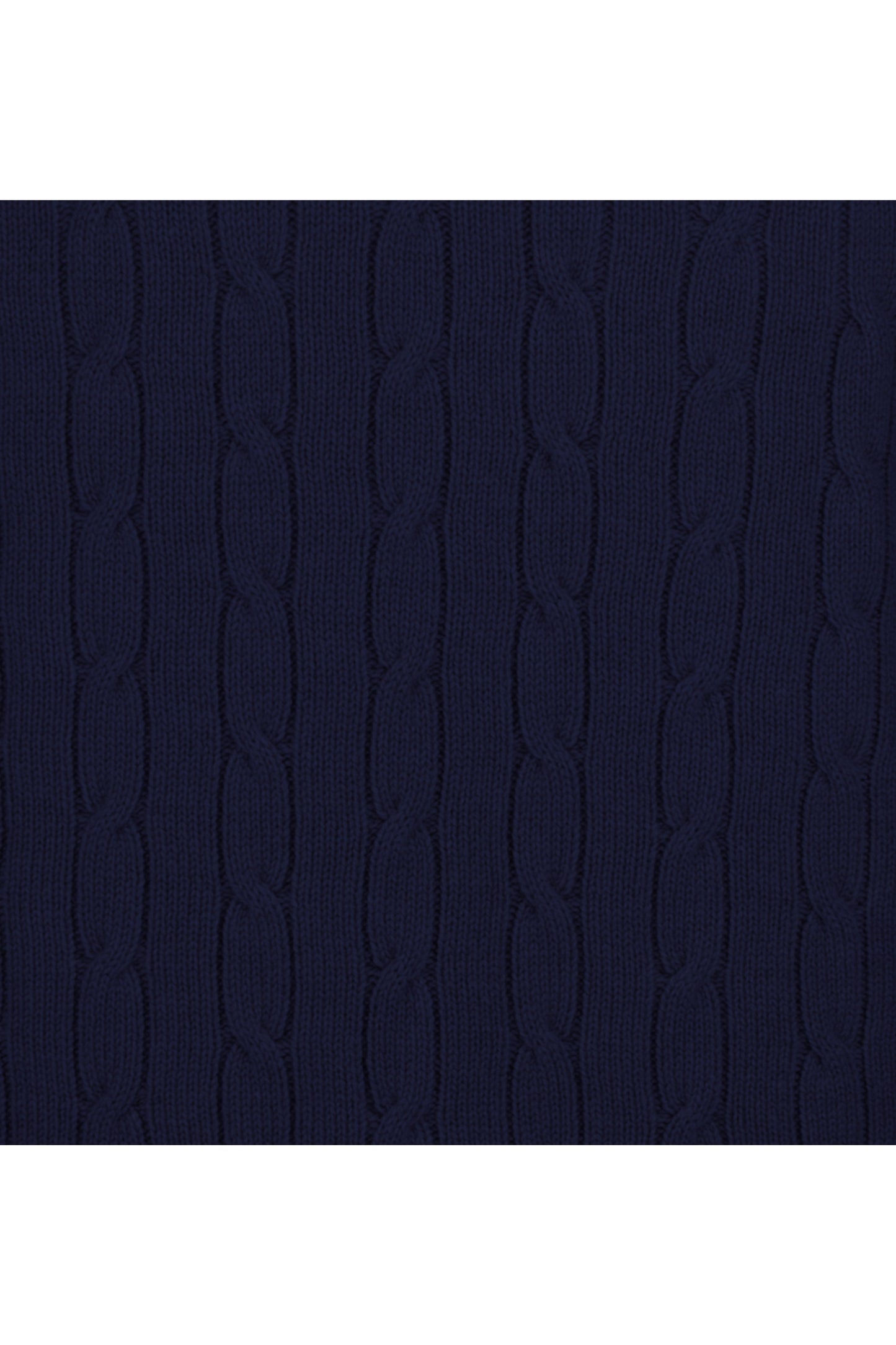 Men's Cable Crew Neck Cashmere Sweater