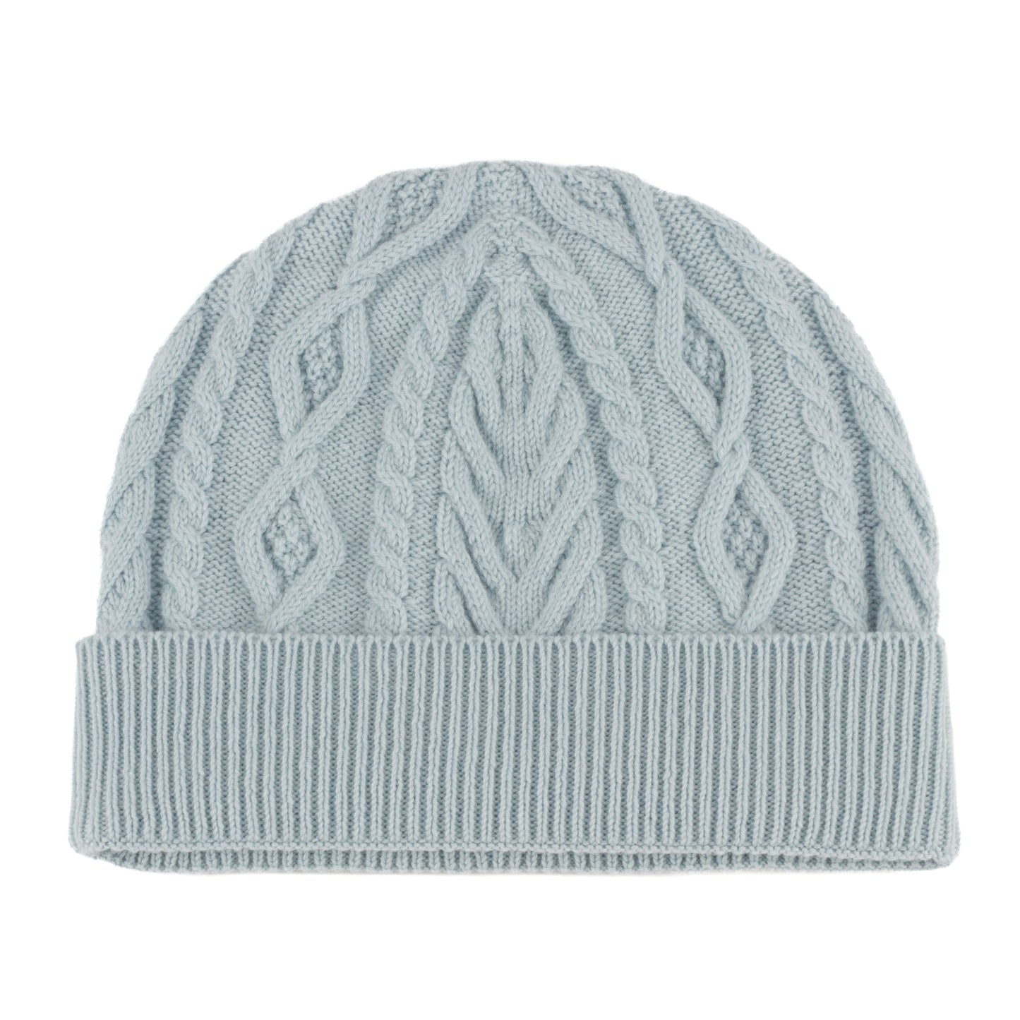Aran Cable Cashmere Beanie Hat