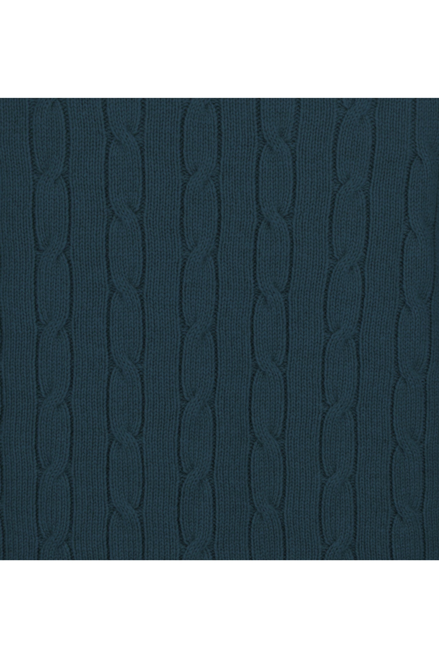 Men's Cable Crew Neck Cashmere Sweater