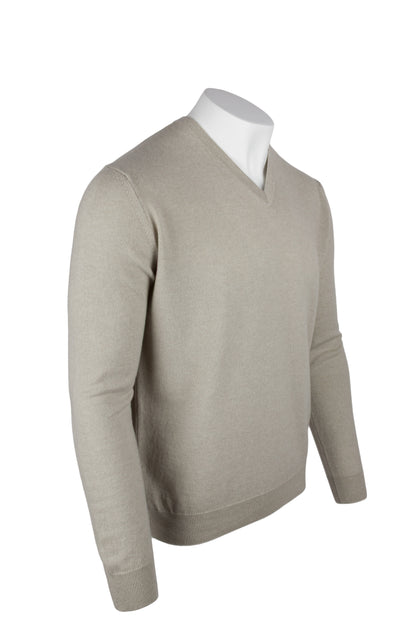 Men's Classic V-Neck Cashmere Sweater