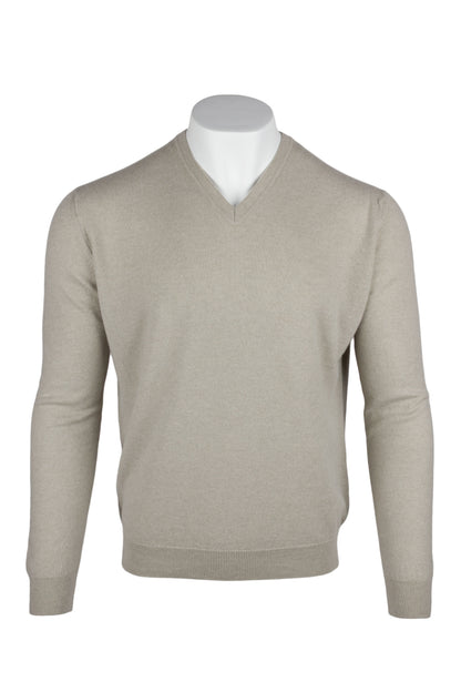 Men's Classic V-Neck Cashmere Sweater