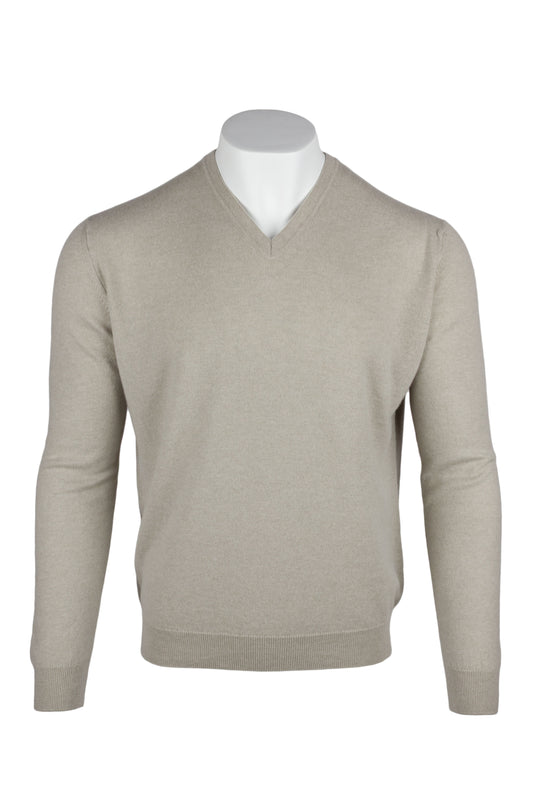 Men's Classic V-Neck Cashmere Sweater