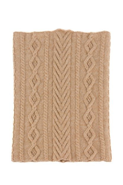 Aran Cable Cashmere Snood