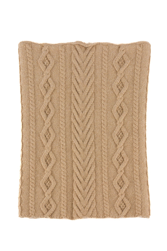 Aran Cable Cashmere Snood